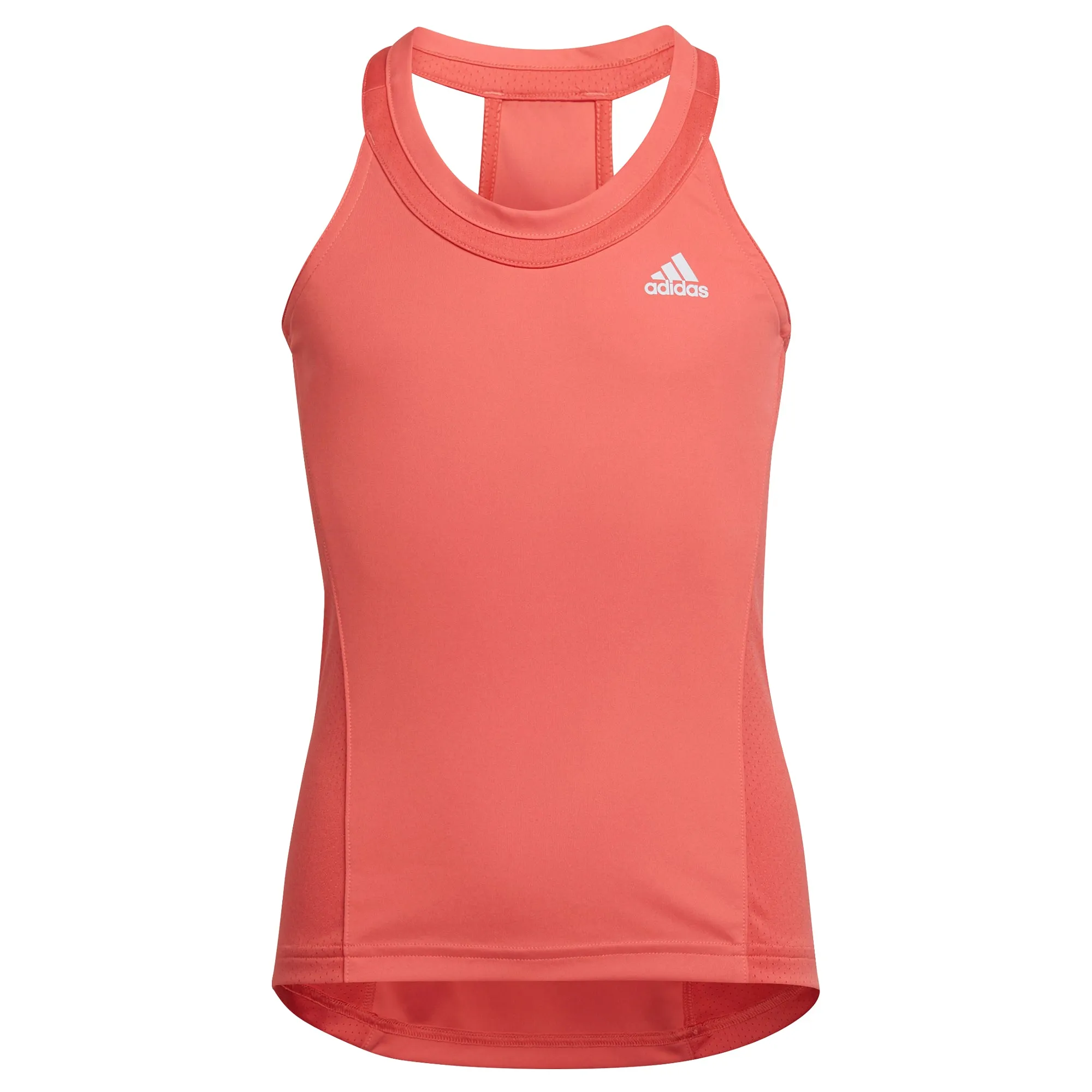 Adidas Girls Club Tennis Tank - Semi Turbo/White