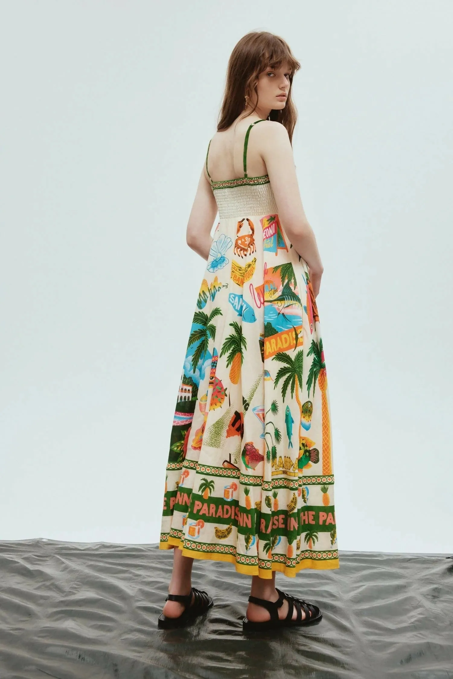Alemais Paradiso Sundress Multi Print Size 10