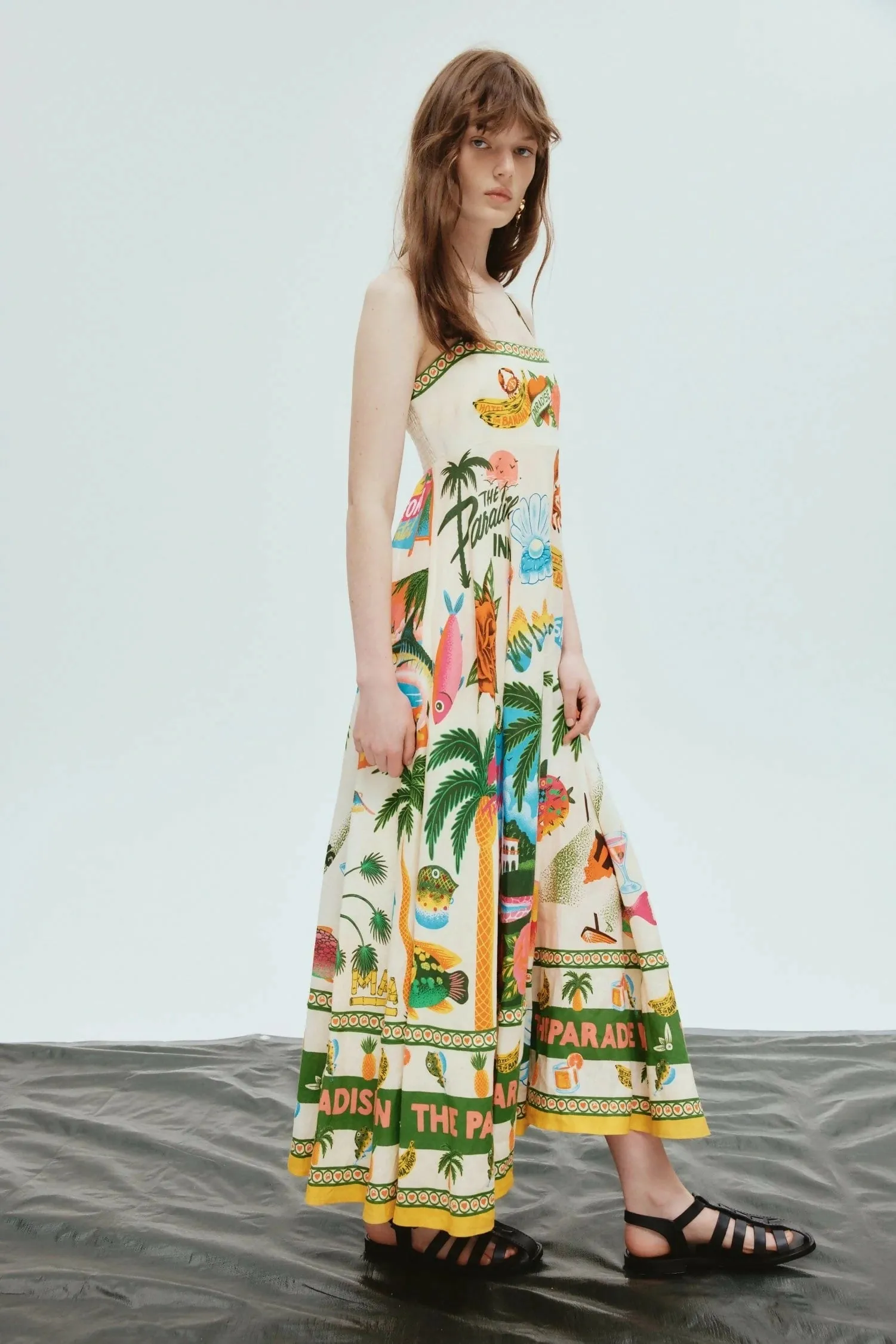 Alemais Paradiso Sundress Multi Print Size 10