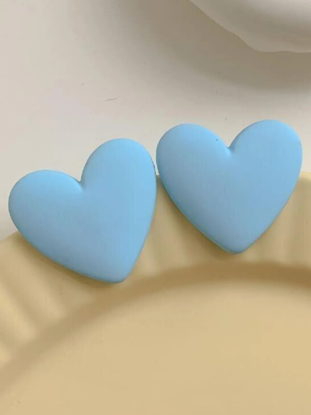 Always Pampered Clay Heart Earrings