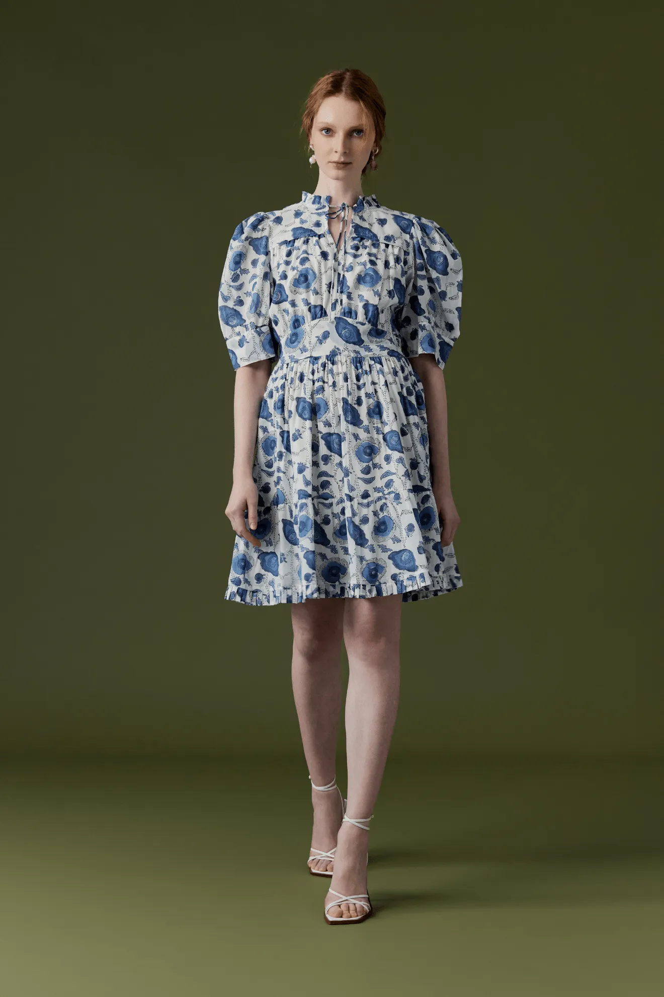 Anuka Floral Dress Blue