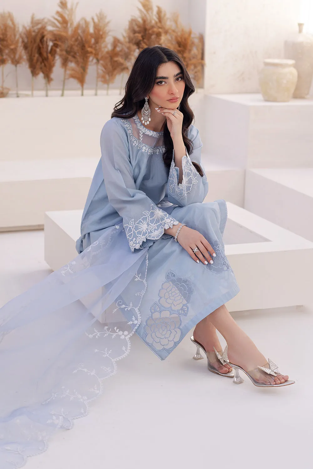 Azure | Ensembles Embroidered Formals | Ashen Grace