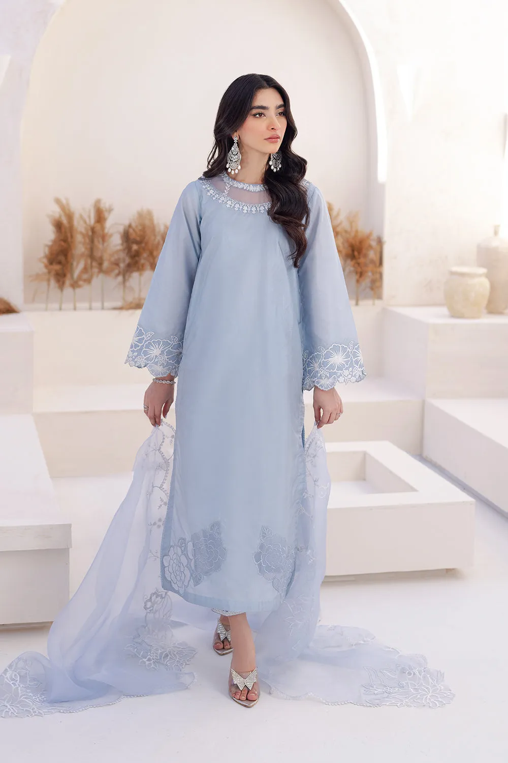 Azure | Ensembles Embroidered Formals | Ashen Grace