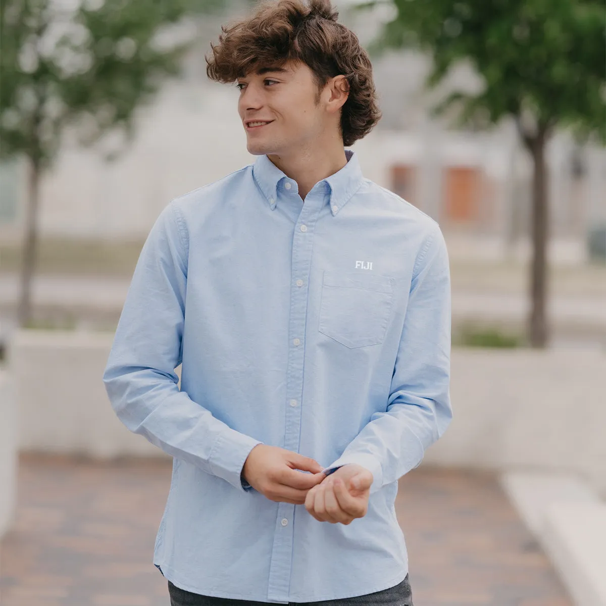 Beta Brooks Brothers Oxford Button Up Shirt