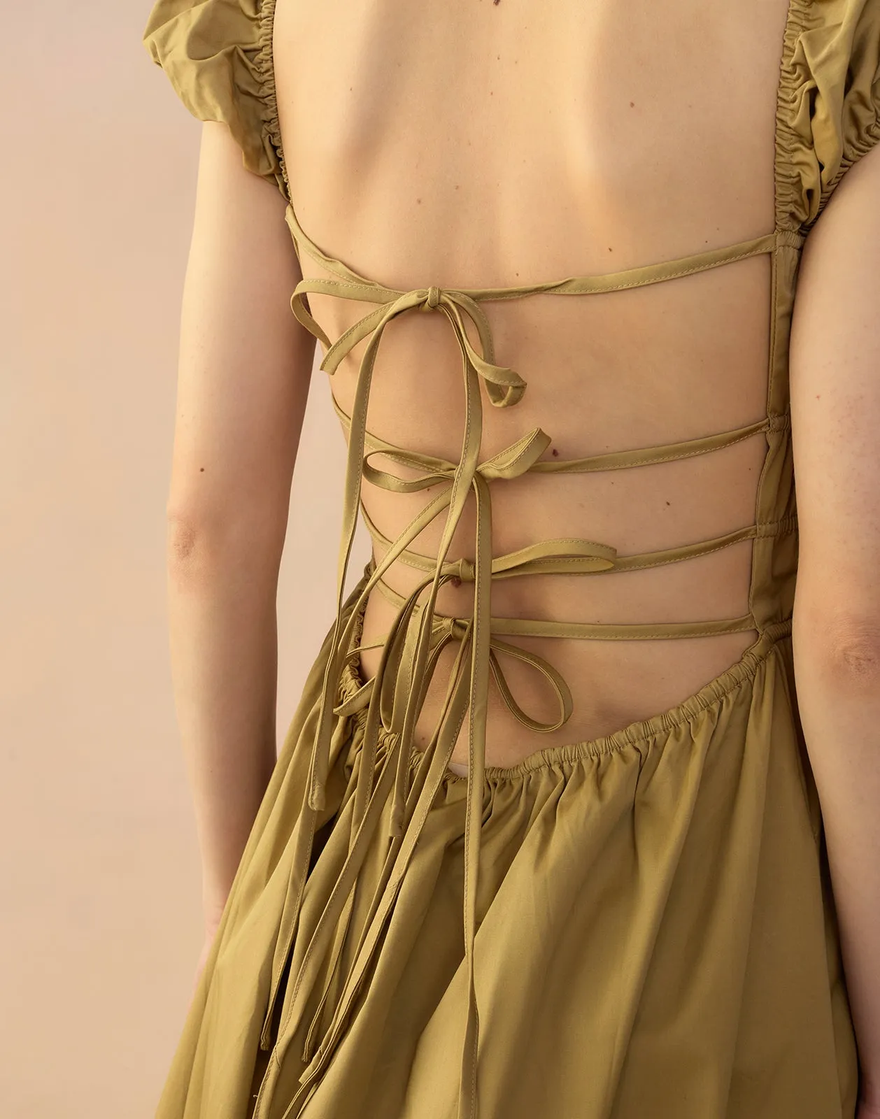 Bodrum Back Tie Dress