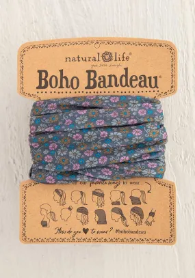 Boho Bandeau - Grey Daisy Floral