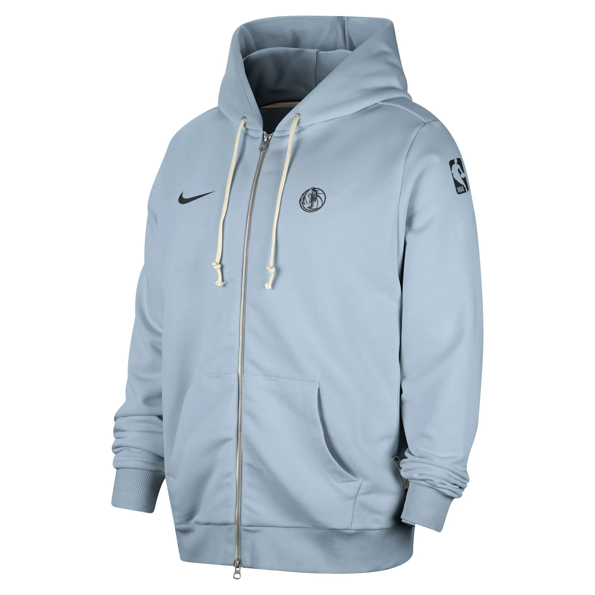 DALLAS MAVERICKS NIKE LIGHT BLUE FULL ZIP JACKET