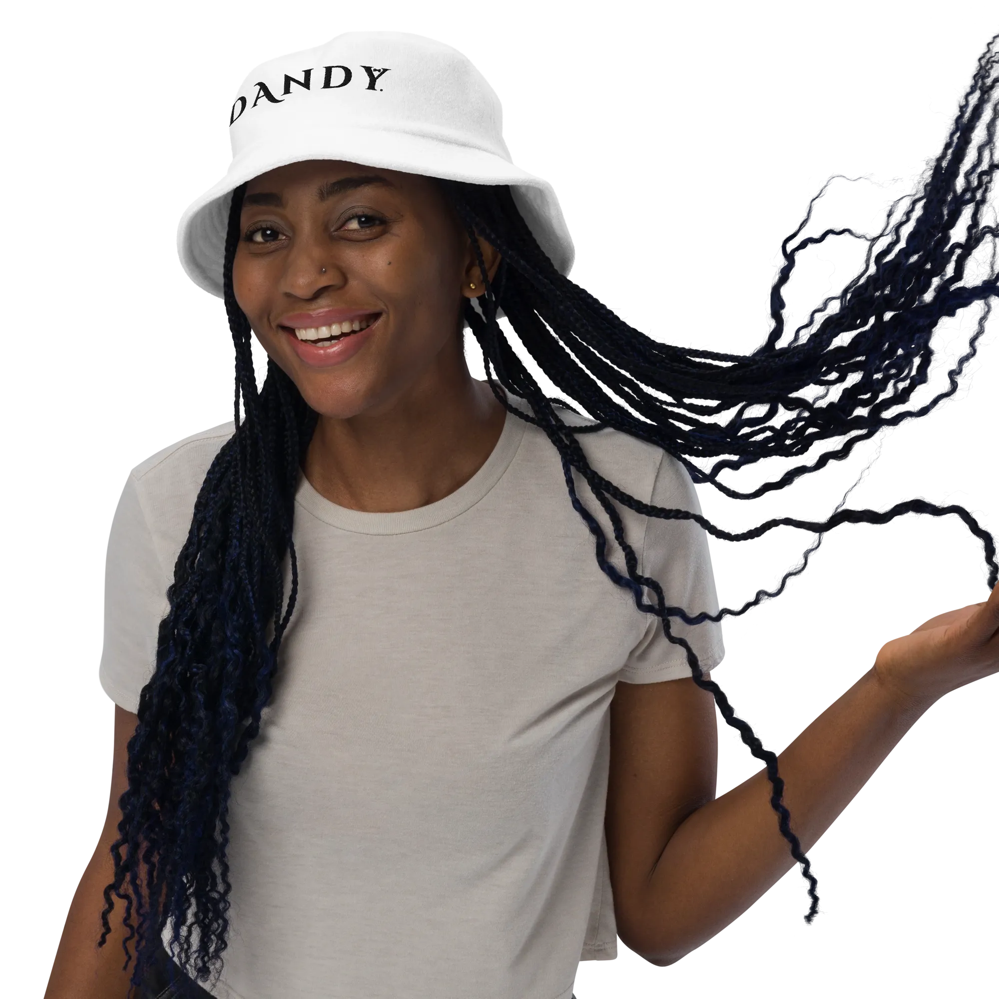 Dandy Unstructured terry cloth bucket hat