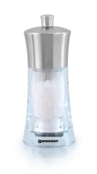 Ensemble de salière et poivrière en acrylique et inox - Swissmar