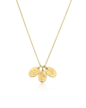 Flower Necklace - 18K Gold Vermeil