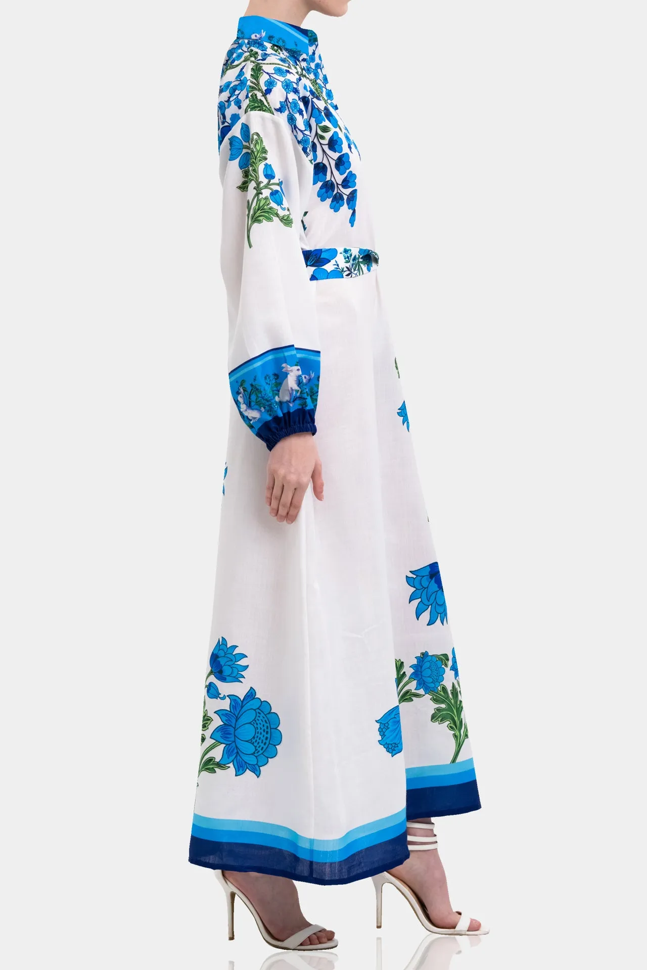 Full Sleeve Cotton Maxi Dress