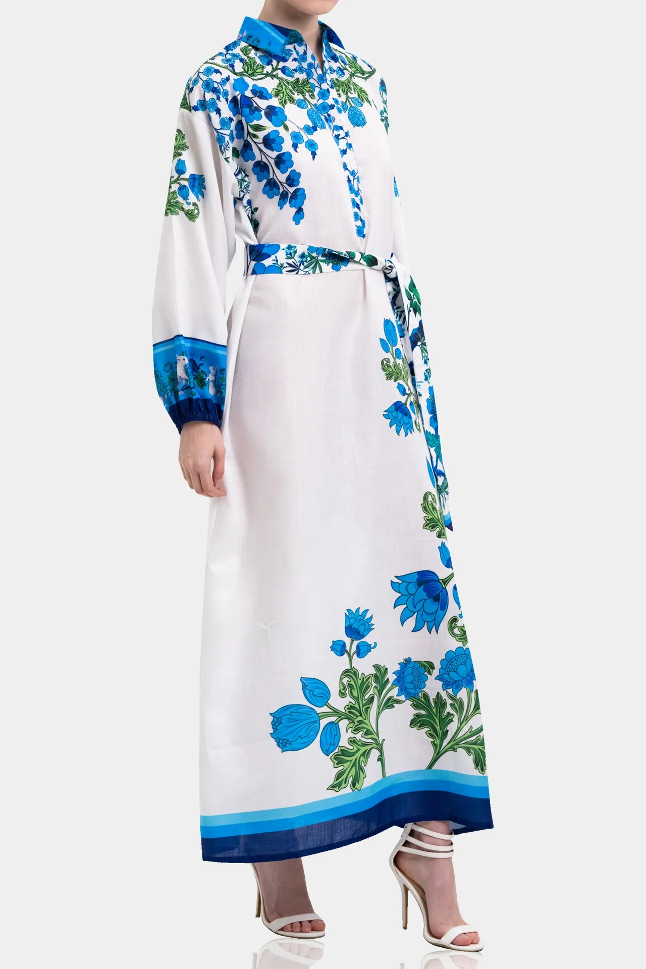 Full Sleeve Cotton Maxi Dress