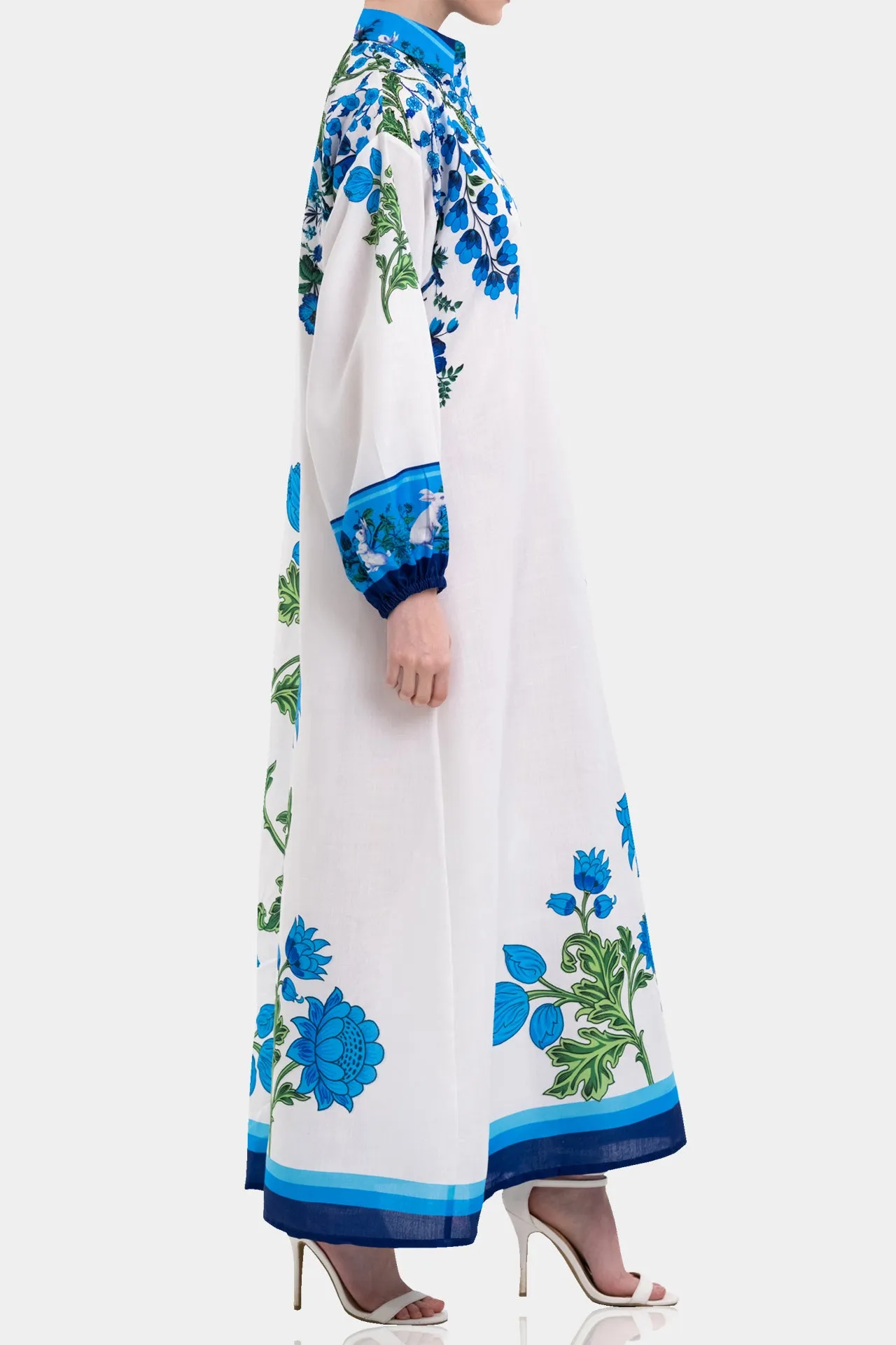 Full Sleeve Cotton Maxi Dress