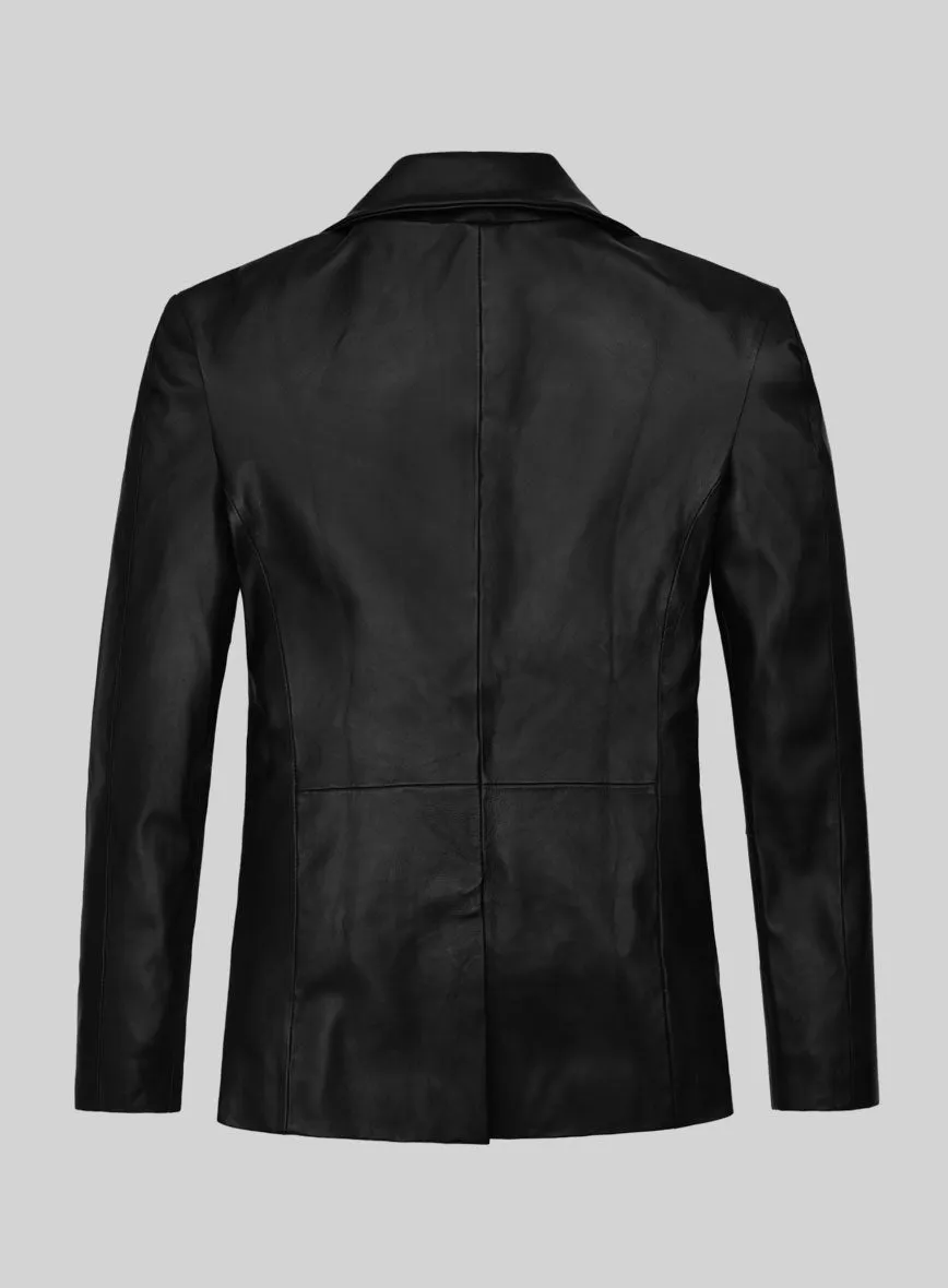 Harry Styles Leather Blazer