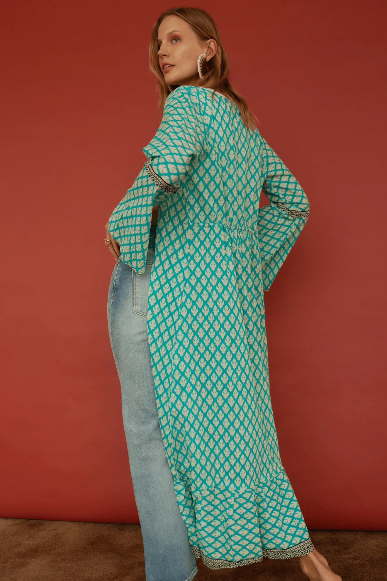 Karla Robe Aqua