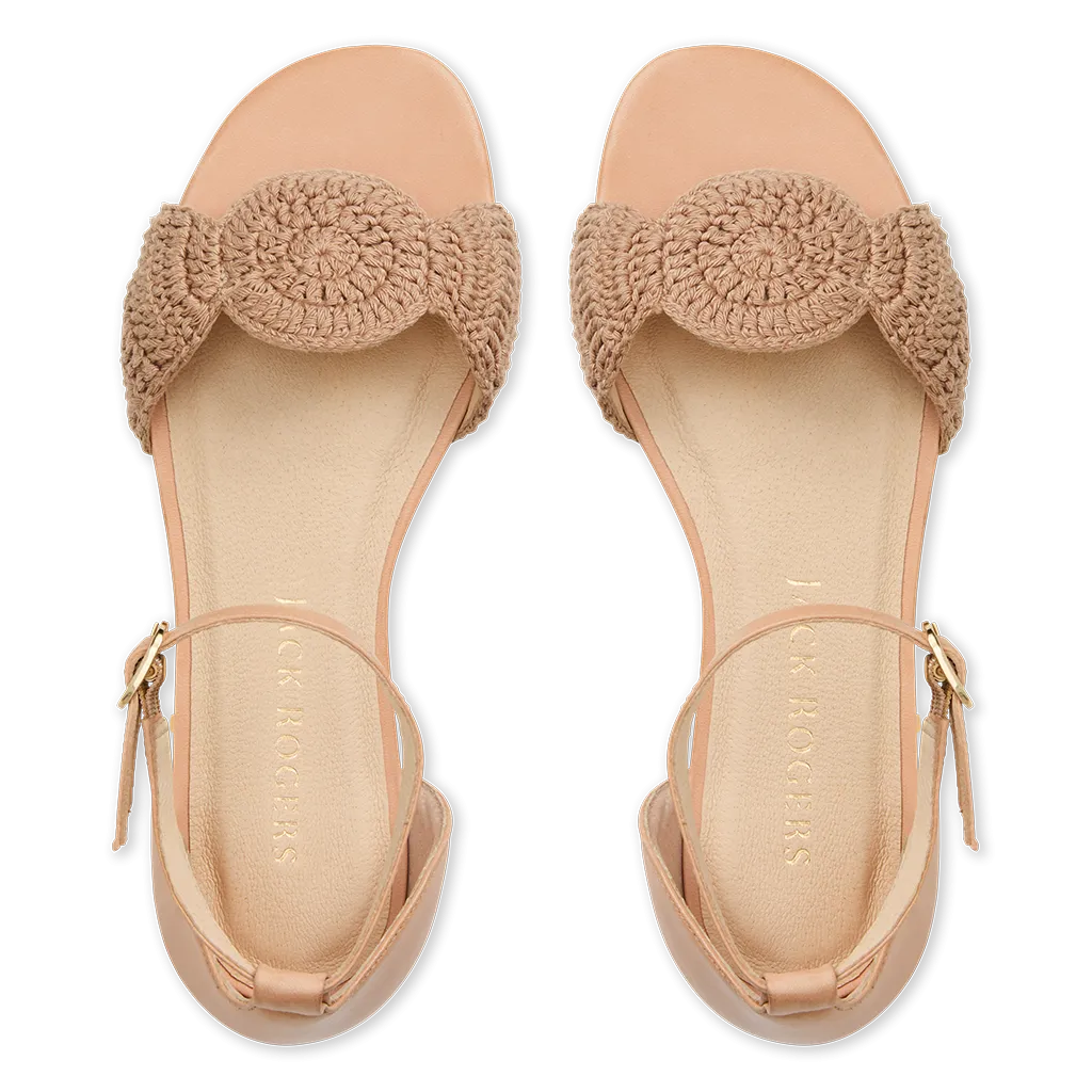 Laurin Crochet Ankle Strap Sandal