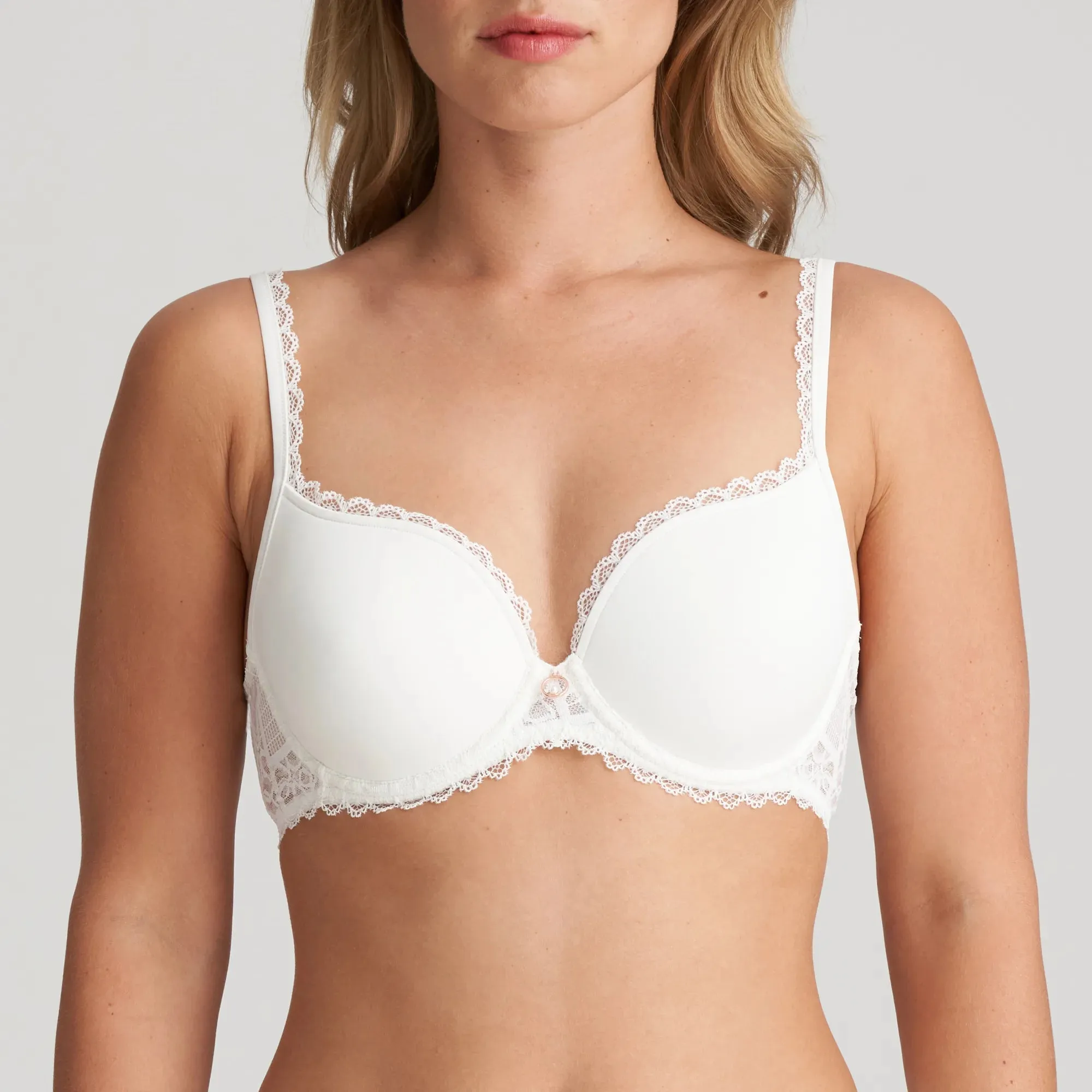 Marie Jo Padded Bra Heart Shape-Jadei-Light Blue , Natural