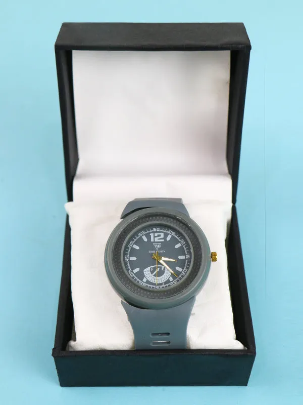 MW21 Men's Wrist Watch Worth Grey Multidesign
