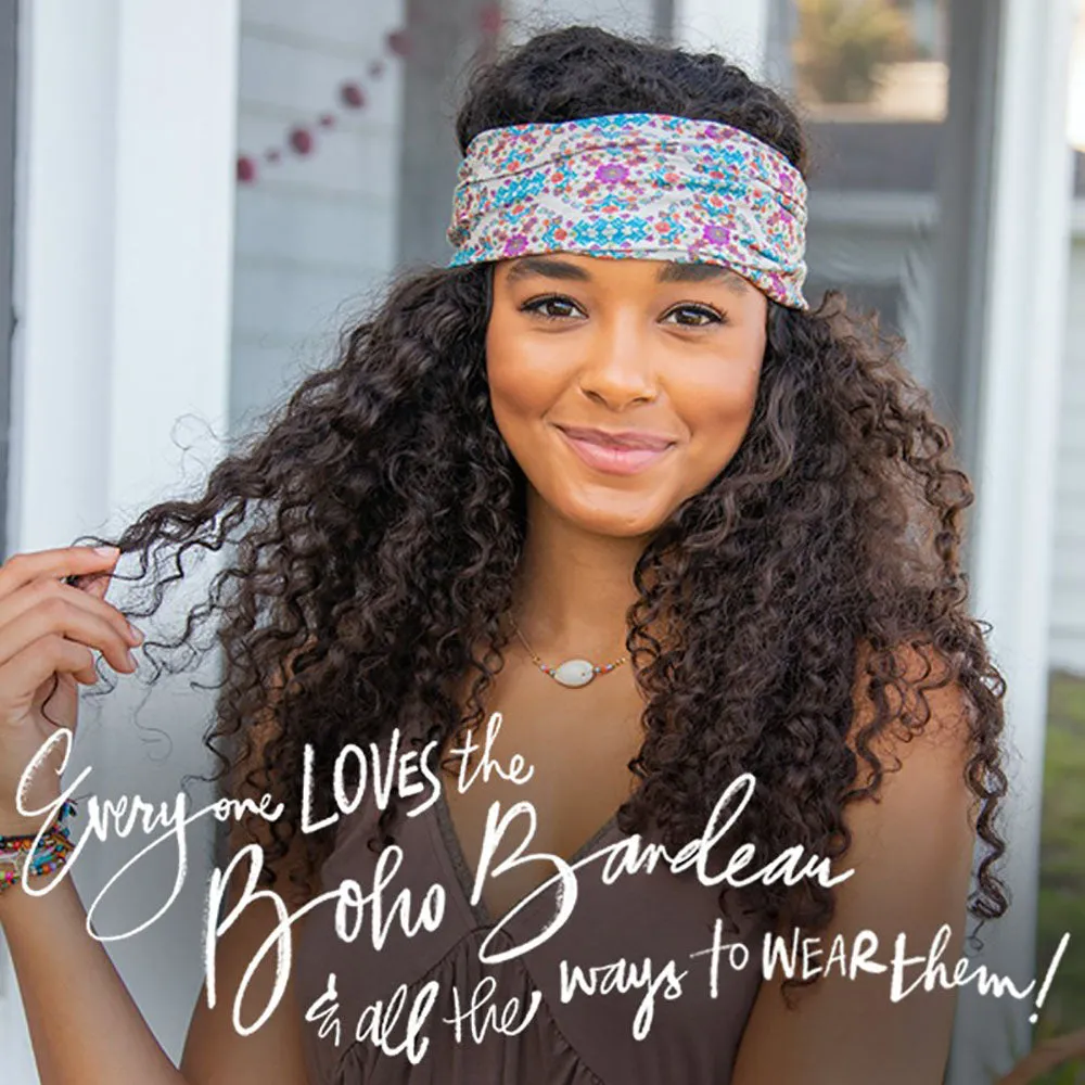 Natural Life Half Boho Bandeau Black