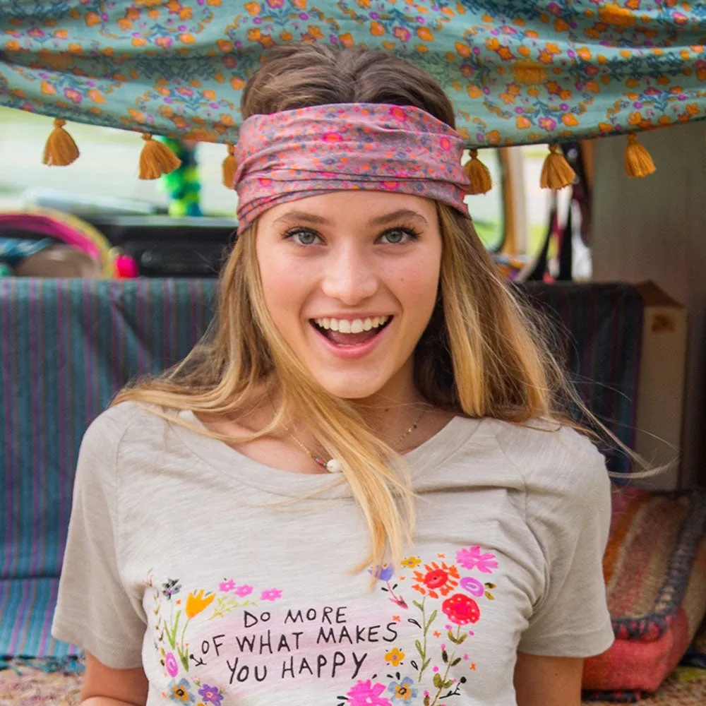Natural Life Half Boho Bandeau Black