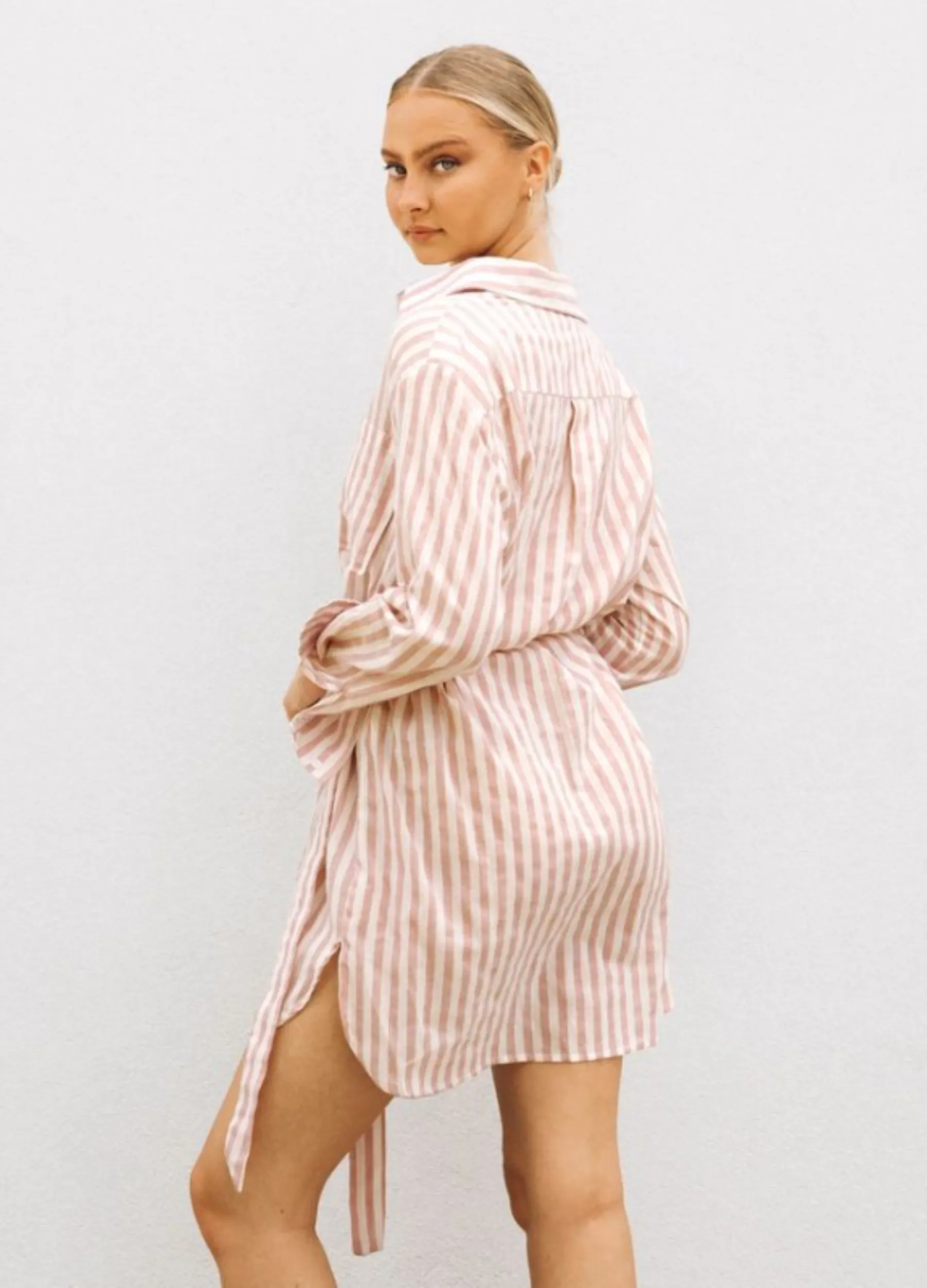 Paper Heart - Long Sleeve Sia Shirt Dress