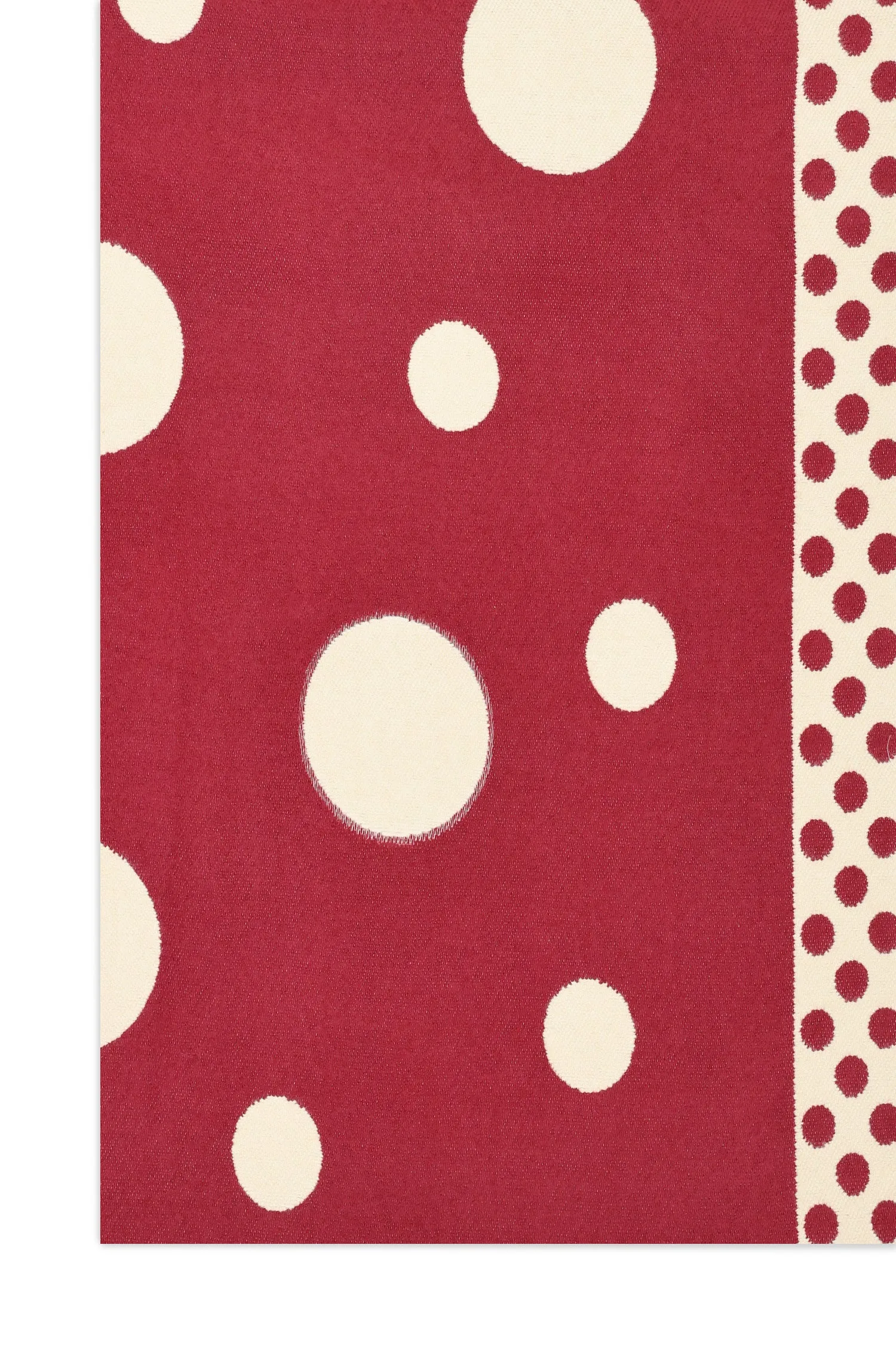 POLKA HARMONY SCARF-MAROON