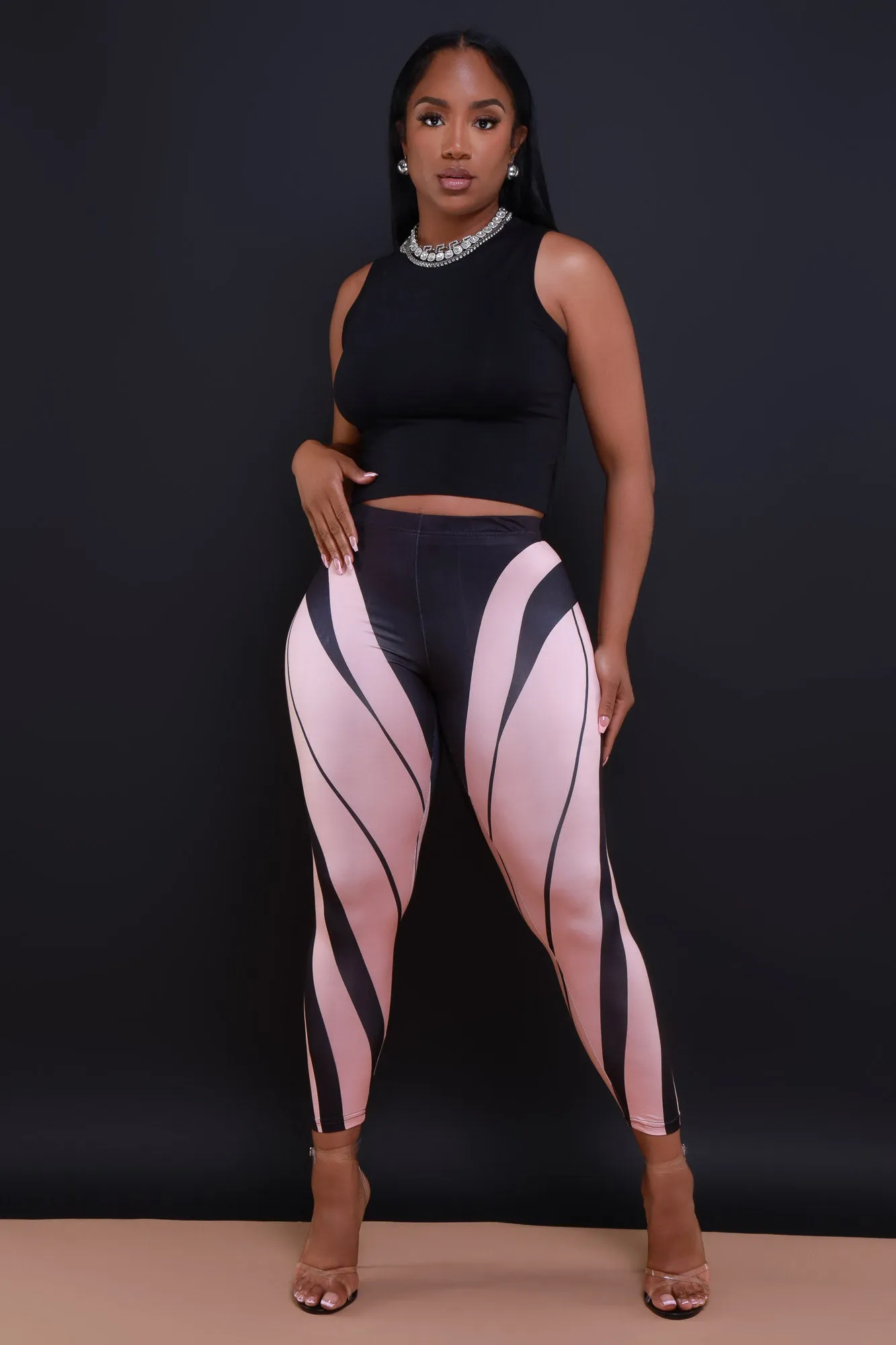 Re-Entry Sleeveless Crop Top - Black