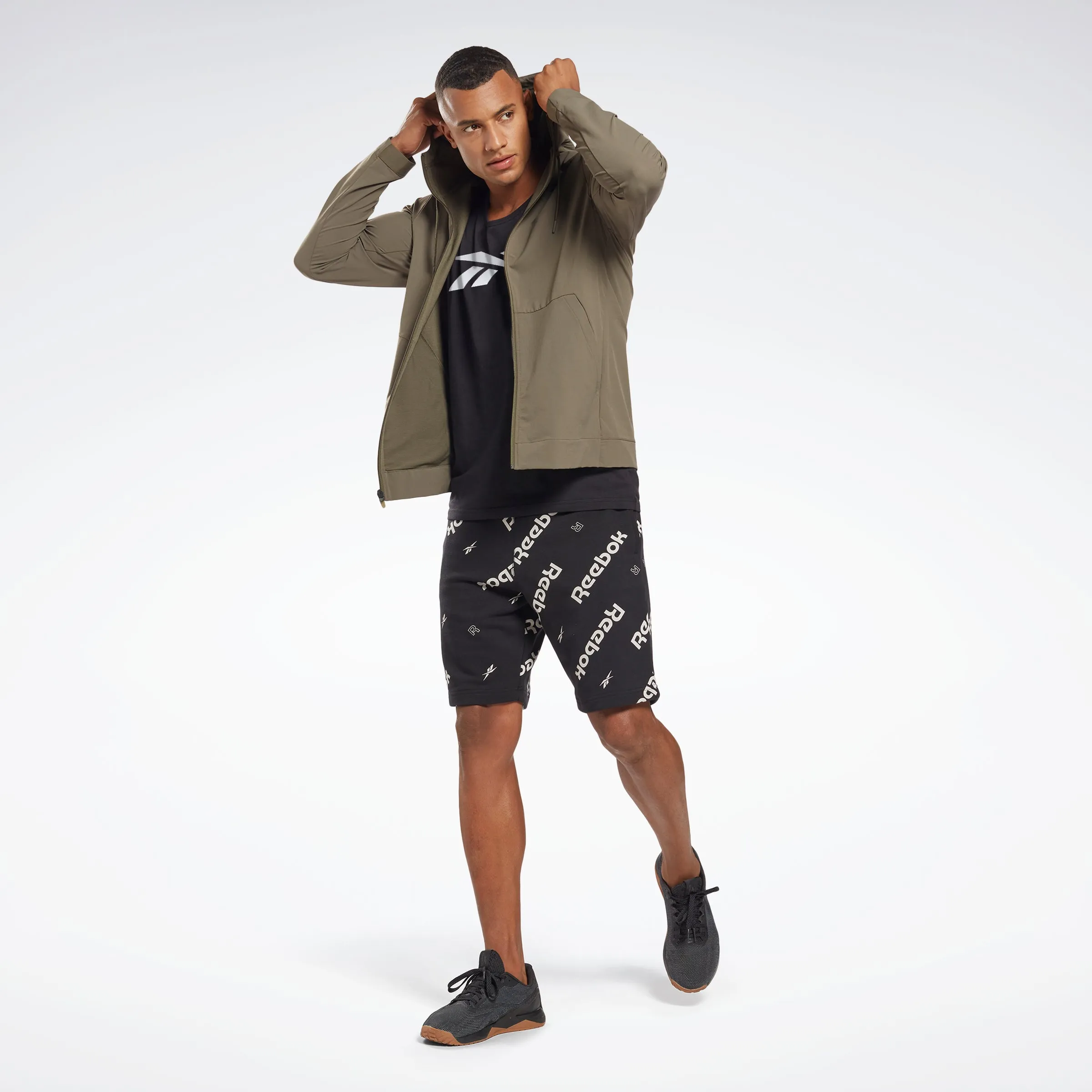 Reebok Apparel Men Reebok Graphic Series Vector Tank Top Black