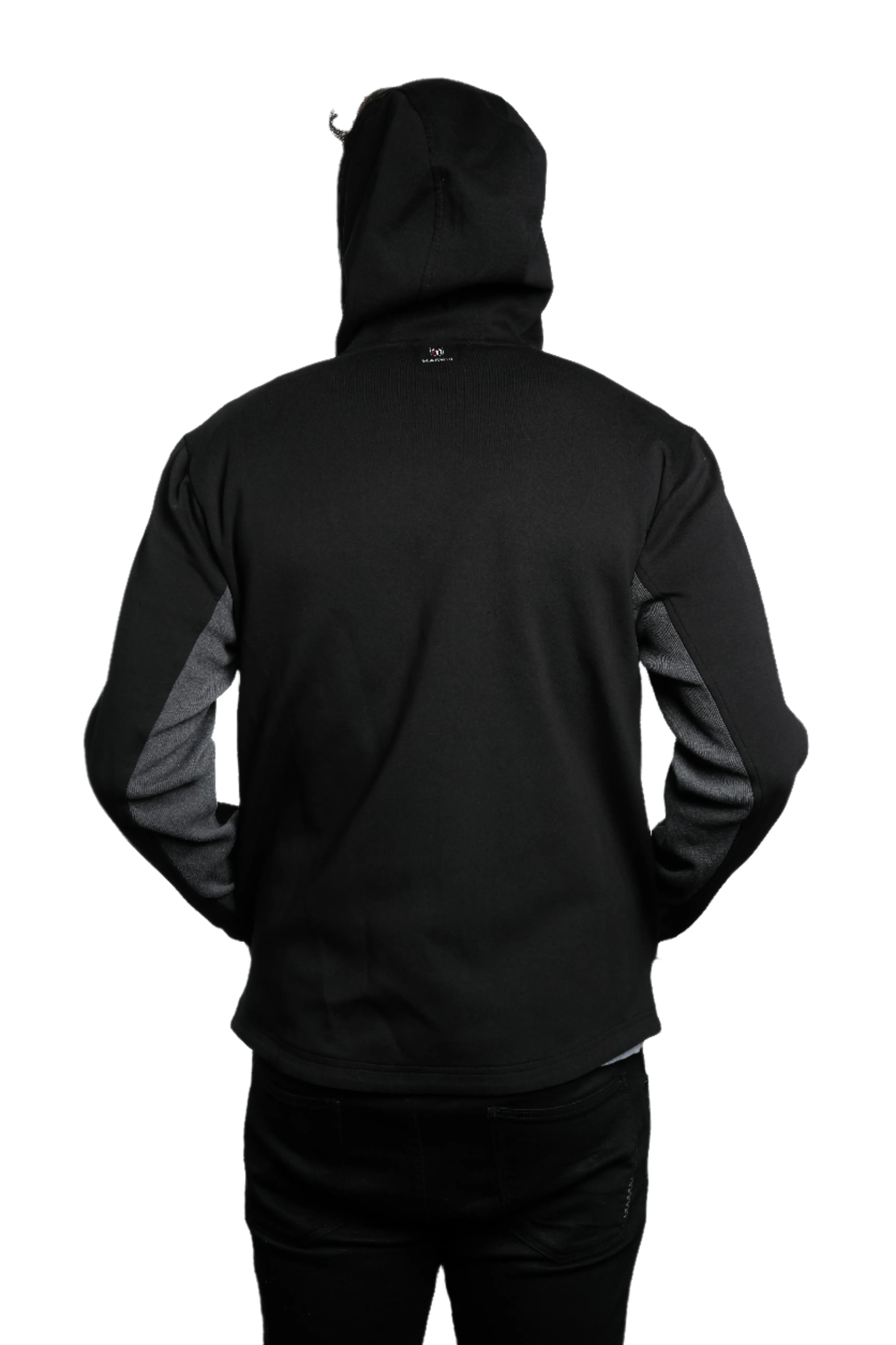 Regional Black/Grey Men's Full Zip Hoodie