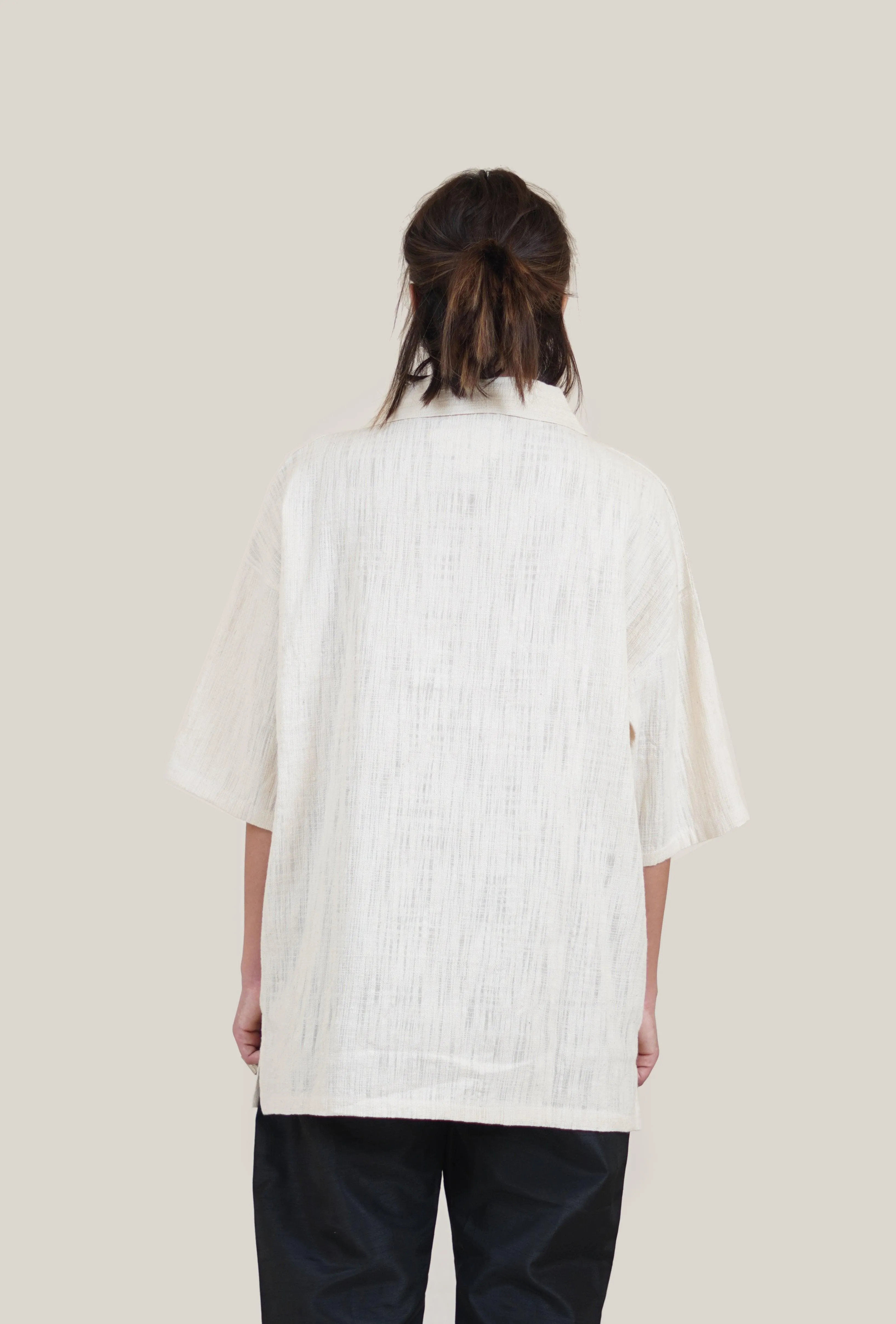 Rooster Hand Embroidered Shirt