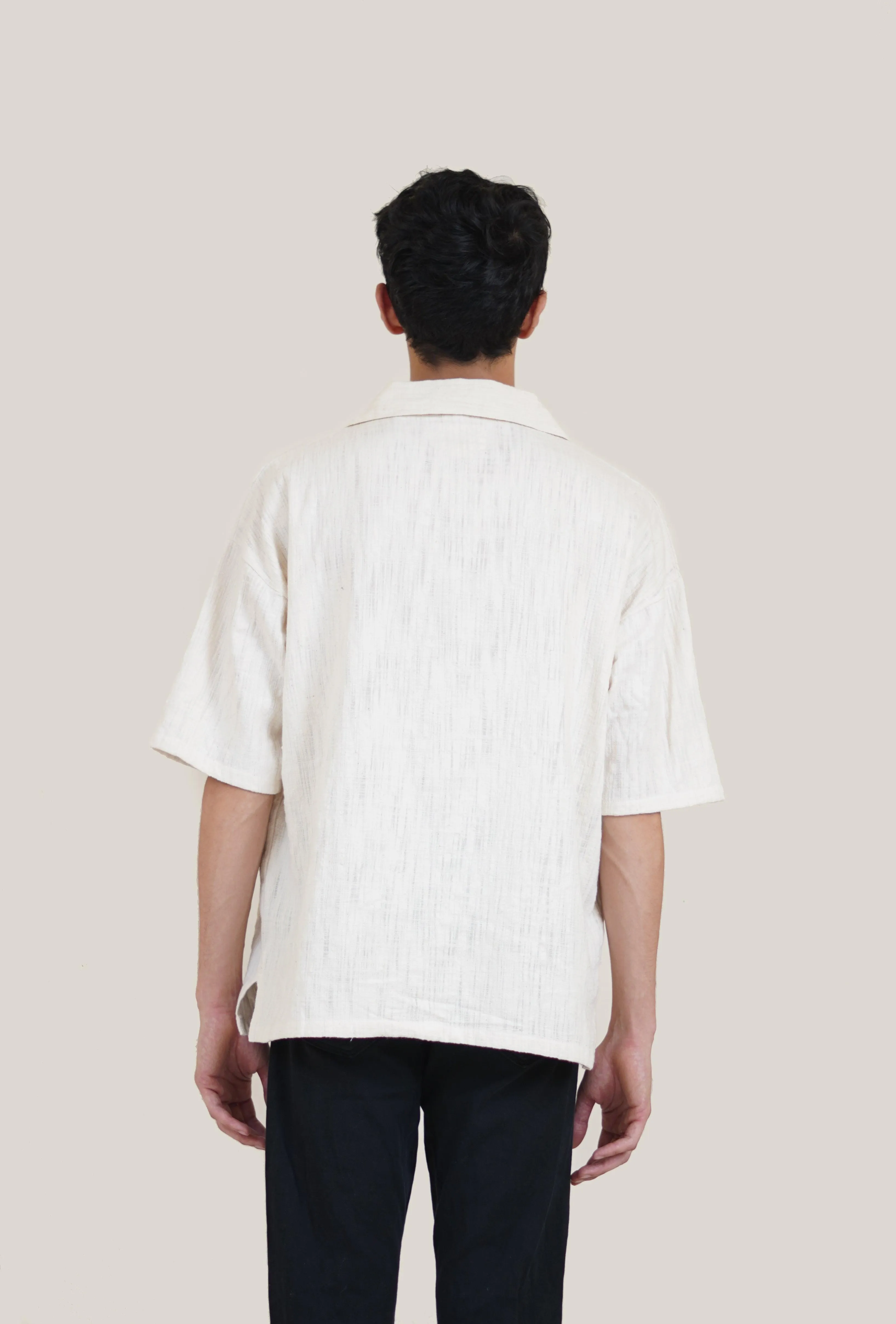 Rooster Hand Embroidered Shirt