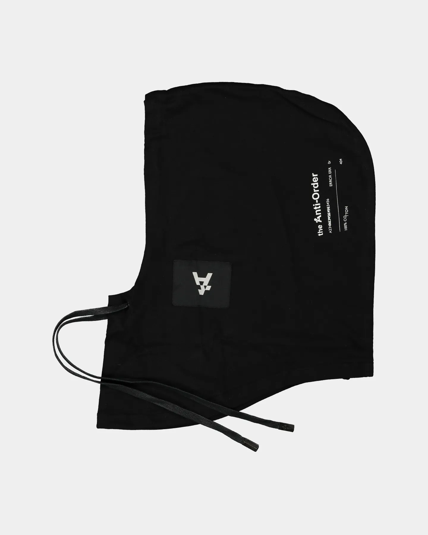 The Anti Order Hood Piece Black