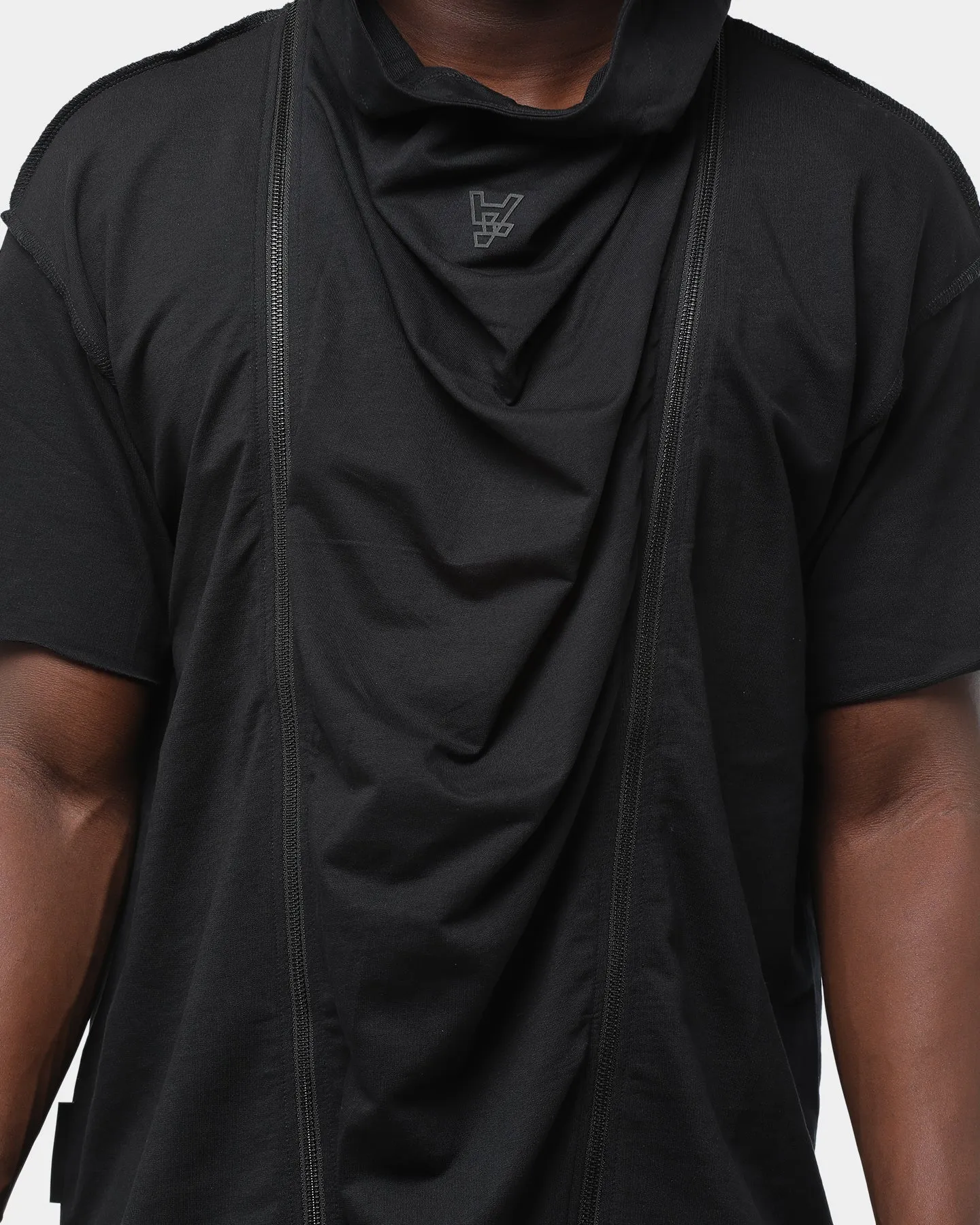 Unisex The Anti Order Mechanical Hooded T-Shirt Black