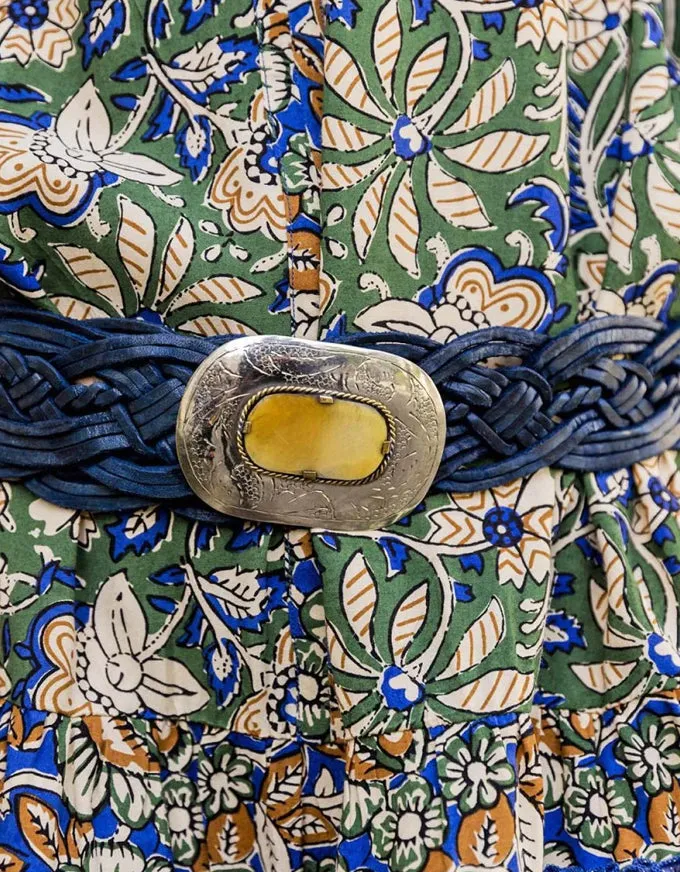 Wildwood Belt Blue Leather