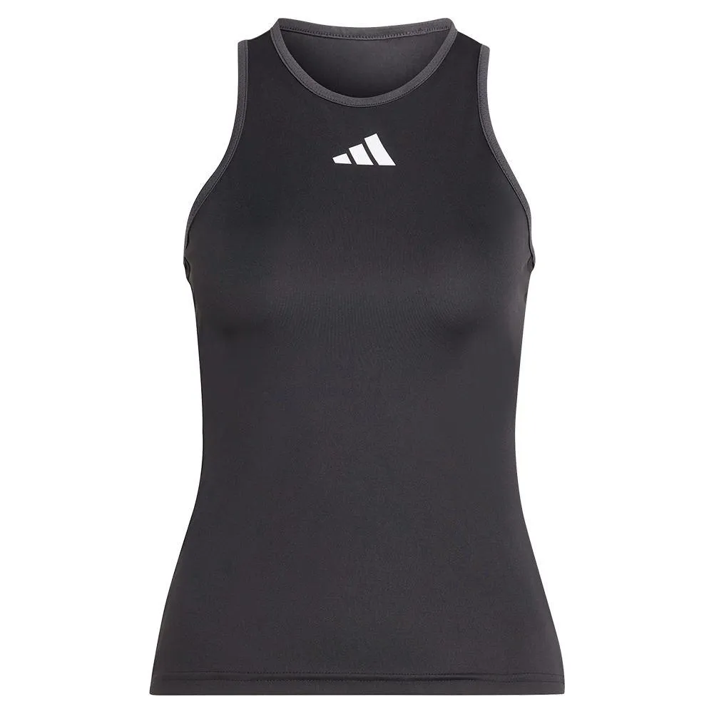 Women's Club Tennis Tank Black