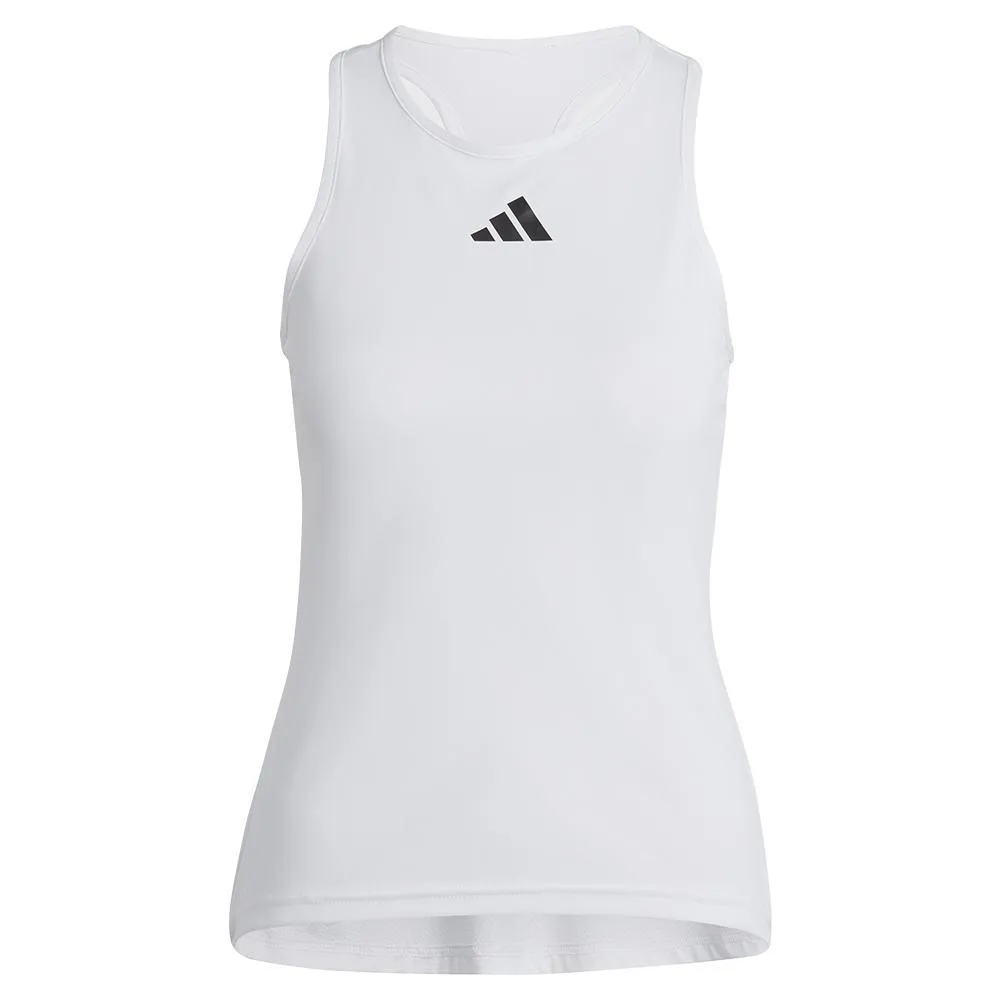Women's Club Tennis Tank White